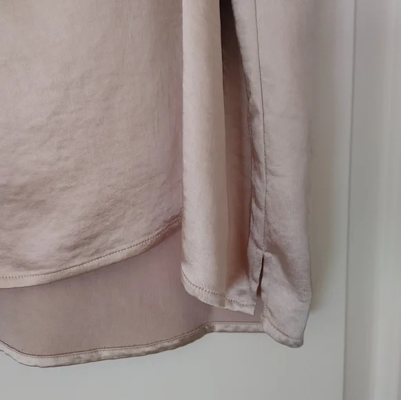 #27 RW&CO. Champagne Satin Tank ~ Size L - Picture 8 of 12